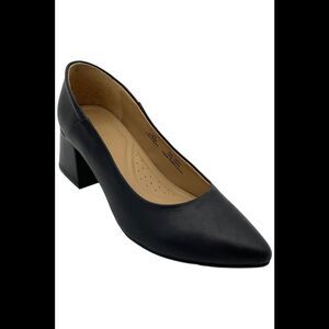 Nisolo Women's Fiorela Go-to Heels Black - Medium